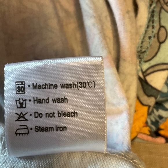 Floral Button-Front Tunic - Blue and Orange - Picture 8 of 8